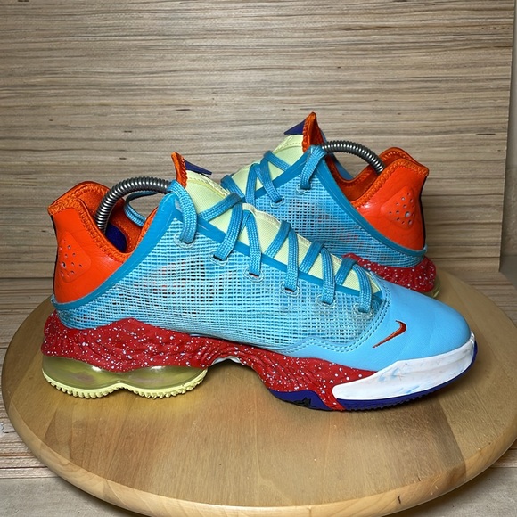 Nike Lebron 19 Xix Low Blue Chill Shoes Mens Size 7 - Picture 7 of 9